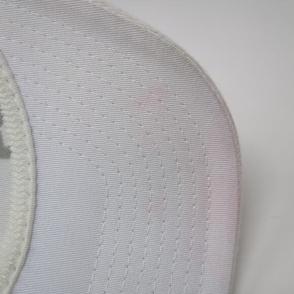 H&S Performance Fitted Baseball Hat Solid White XL Embroidered Flexfit - Picture 9 of 10